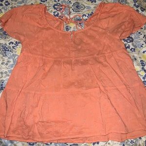 Women’s medium peach Old Navy blouse